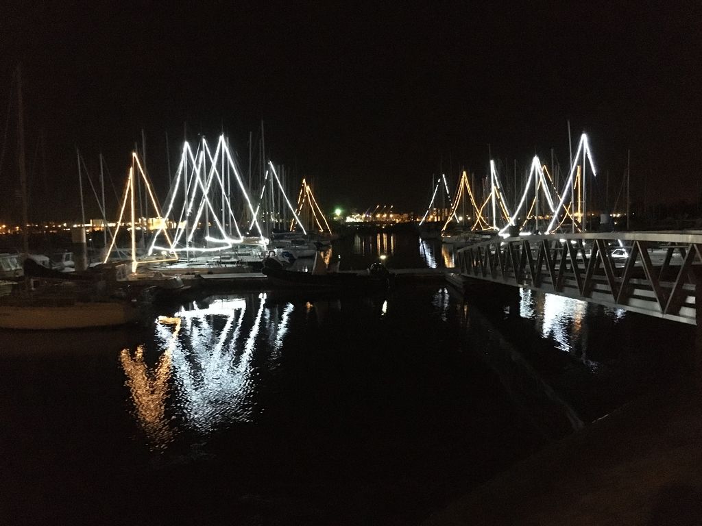 Illumination du port de Sainte-Catherine