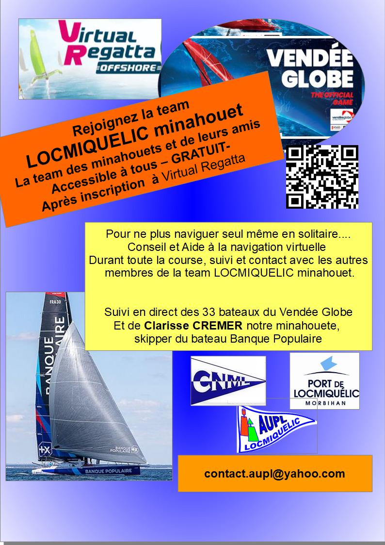 TEAM LOCMIQUELIC minahouhet pour le VENDEE GLOBE