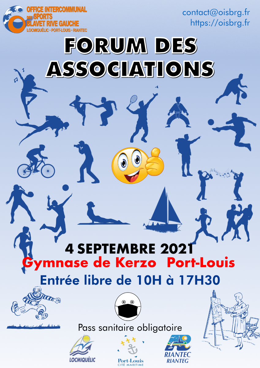 FORUM des Associations le 4 septembre 2021